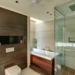 Ducha al lado del baño