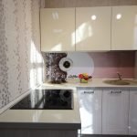 Cocina eléctrica en la cocina
