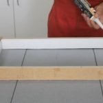 Eliminar espacios con pegamento líquido