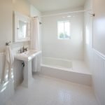 Lavabo de pie en el interior