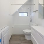 Baño estrecho