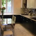 Interior en forma de L