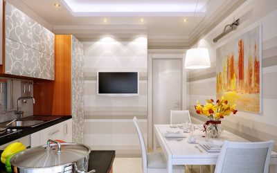 TV en la cocina: cómo elegir y dónde colocar