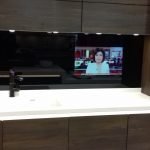 En el delantal de cocina