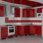Cocina alrededor de la caja