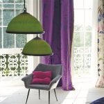 La combinación de colores en la decoración.