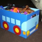 Hacer una caja para guardar juguetes