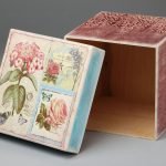 Caja de almacenamiento de decoupage