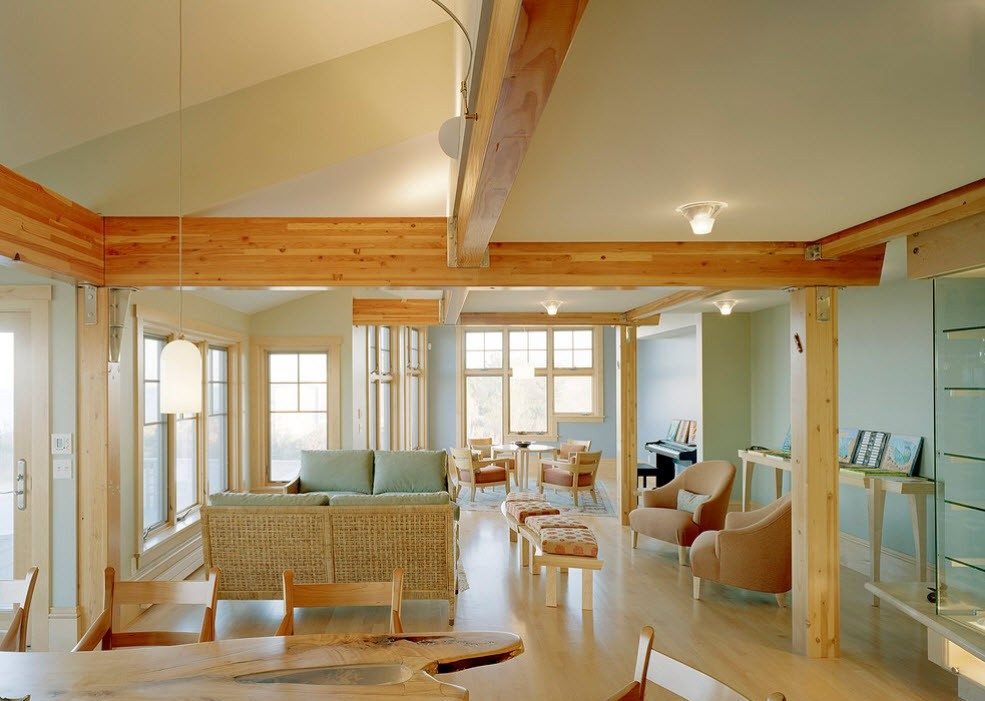 Interior de la sala de estilo alemán