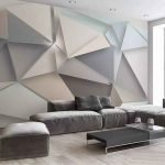 Geometría de papel tapiz