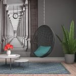 Papel pintado con un patrón