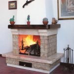 Cactus en la chimenea