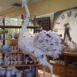 Avestruz de papel maché