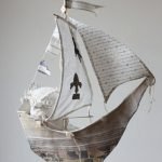 Barco de papel maché