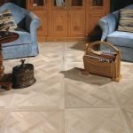Parquet modular en la sala de estar