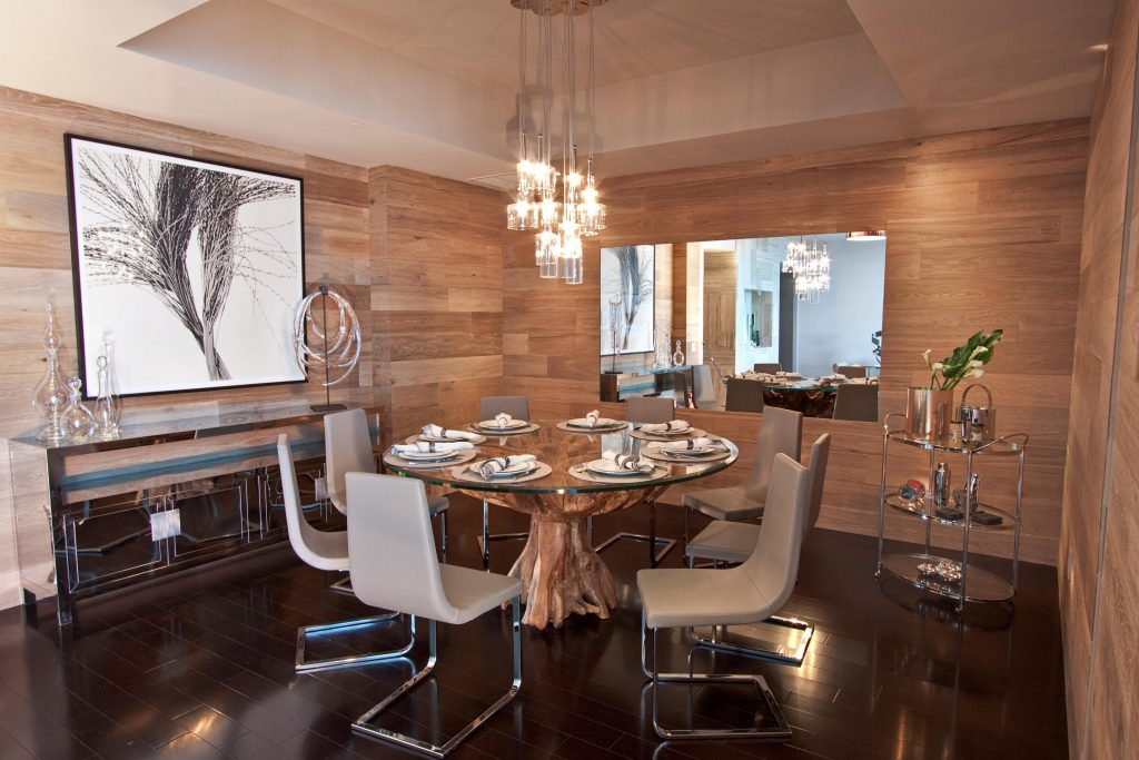 Parquet en la pared