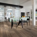 Tablero de parquet como revestimiento del piso