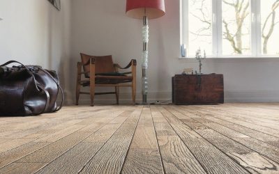 Tablero de parquet en el interior