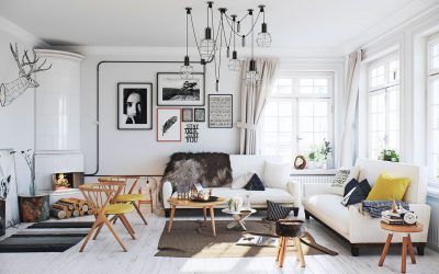 Salón de estilo escandinavo: 75 ejemplos de diseño