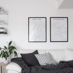 Fotos con mapas de la ciudad