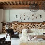 Usando madera como decoración