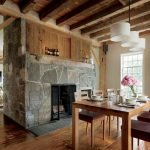 Chimenea en el comedor