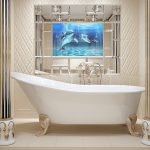 Baño de pies en el interior