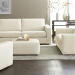 Muebles tapizados en blanco