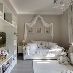 Habitación blanca para niños