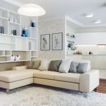 Muebles blancos en el apartamento