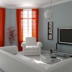 Cortinas naranjas