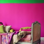 Color fucsia en el interior
