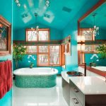 Baño junto a la ventana