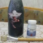Pintar la botella en imágenes a color.
