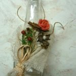 Pega la composición a la botella