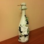 Decoración de botellas de arcilla polimérica