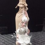 Decoración de botellas de tela