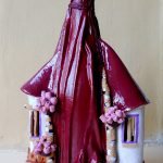 Tela como decoración de botellas