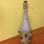 Arcilla polimérica como decoración de botellas
