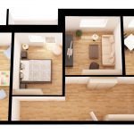 Proyecto de diseño de un apartamento moderno.