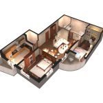 Proyecto de apartamentos de varias habitaciones