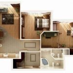 Proyecto de diseño de un apartamento de 4 habitaciones.