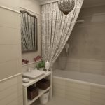 Cortinas en el baño
