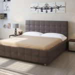 La imagen modular en el dormitorio.