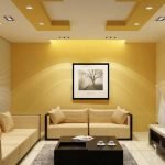 Color amarillo en el diseño de las habitaciones.