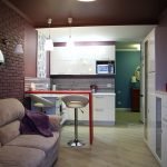 Cocina en un estudio