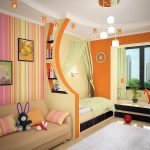Habitación infantil naranja