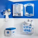 Muebles de baño Gzhel