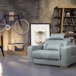 Sillón cama turquesa