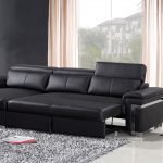 Sofá plegable negro